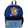 CYPBRANDS Stumble Guys Zaino Scuola Adattabile a Trolley Grande, Leggero, Resistente, Design Divertente, Licenza Ufficiale Per Ragazzi e Ragazze