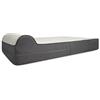 KOPEKS Copertura di ricambio per letto per cani in memory foam, a prova di masticazione, extra large (dimensioni Jumbo), grigio deluxe
