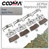 COOMA SPORT Pastiglie freno a disco per bicicletta Ex Plus 4 coppie per AVID SRAM DB8 codice 2011 codice R guida pinza RE, resina migliorata in lega di alluminio