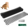 NONE 6/10 Pcs Giardino Puncer Strip Dig Stop Repellente Per Gatti Tappetino Deterrente Anti-gatto Puncer Strisce Mantenere Il Gatto Scavo Arrampicata Spike