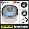 ACCESTING Tachimetro GPS da 85 mm con antenna GPS per barca, auto, yacht, schermo TFT, contachilometri impermeabile, viaggio regolabile, voltmetro ODO COG
