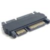 OULLX Convertitore adattatore SATA maschio a SATA maschio 22 pin SATA con cavo dati di alimentazione SATA da 7 pin + 15 pin femmina a maschio