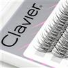 Clavier Ciglia leggere a forma di V Grappolo individuale Estensioni finte Cils Trucco naturale ed elegante Ciglia a coda di rondine Ciglia di visone 0.07C