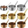 NONE 60/80/100ml Salsa Pan Pentola In Acciaio Inox Antiaderente Latte Pentola Con Manico Mini Pentola Per Fare Burro di Caffè gadget da cucina