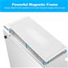 OUYUANSU 120x240mm 120x120mm Ventola Filtro Antipolvere Maglia Telaio Magnetico PVC PC Case Del Computer Ventola Polvere Maglia di Copertura Griglie