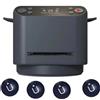 NONE 360 ° Macchina automatica rotativa per godfette di carte 2 in 1 Strumento per godronare le carte da gioco Dispositivo per poker per feste a casa
