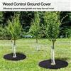 NONE 5 pezzi anello di pacciamatura per alberi in tessuto Non tessuto barriera per diserbo copertura rotonda per terra tappetino protettivo copertura per piante Anti erba giardinaggio