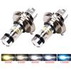 DukallSon 2 Pezzi LED 100W H4 H7 Super Luminosi 20SMD Lampadine Auto per Luci Diurne e Fendinebbia 6000K Fari Auto Abbaglianti e Anabbaglianti