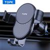 TOPK Supporto universale per telefono da auto, supporto per presa d'aria a mani libere per auto, supporto per telefono cellulare compatibile con iPhone e smartphone Android