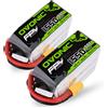NONE OVONIC RC Lipo Batteria 6S 22.2V 1550mAh 100C XT60 Spina Celle Batteria LiPo per FPV RC Aereo Auto Evader BX Quadcopter Helicopt