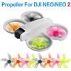 SZKOSTON Cinque foglie per DJI Neo /NEO 2 Eliche Puntelli colorati Puntelli a sgancio rapido Pala a pale Eliche a basso rumore per DJI Neo NEO 2