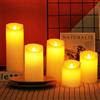 YBXZN Candele elettroniche a LED con funzione di movimento della testa sono adatte per decorare candele elettroniche sotto l'atmosfera natalizia