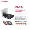 FiiO Lettore CD stereo portatile multifunzionale FiiO DM13 con batteria a lunga durata, supporta strappo USB, ottico/coassiale/3,5 mm/4,4 mm