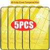 TAOYUNXI 5-1 Pezzi Pellicola Protettiva in Vetro Temperato per Samsung S25 Ultra S24 S23 Plus S22 S21 S20 FE A06 A07 A17 A16 A26 A36 A56 A37 A55 A57