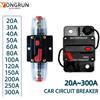 NONE Interruttore automatico 12v-48v da 30a a 300a Fusibile di protezione dell'alimentazione Reset manuale Impermeabile per auto Barca Manuale 300a 200a 150a 100a 50a 40a