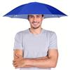 NONE Cappello per ombrellone Ombrello montato sulla testa Protezione estiva contro la pioggia e il sole Cappello per ombrellone da pesca all'aperto Cappello per ombrellone indossato sulla testa