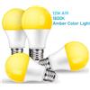 FENGLAIYI 2 pz LED Sonno Ambra Lampadine A19 12 W 1800 K Lampadina A Led Lampada Ambra Luce Morbida Lampadine Luce Calda per Camera Da Letto/Bambino