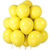 YSOIHF Palloncino in lattice giallo da 12 pollici 5-100 pezzi/pacco Matrimonio Festa di compleanno Baby Shower Fidanzamento Anniversario Decorazioni Forniture Bomboniere
