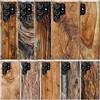 NONE Cover per Telefono con Motivo in Legno per Samsung Galaxy S24 S25 Edge S26 Ultra S22 S23 Plus S21 + S20 FE, Custodia Posteriore Morbida in TPU per Galaxy S2
