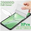 NONE 3 pezzi pellicola idrogel per OPPO A11S A12 A15 A16 A16S A1k A32 2020 A35 2021 A53 A9 2020 A5 A3S A3 A52 A72 A92 A36 protezione schermo