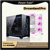 POWER TRAIN Case per PC da Gaming Power Train Dreamland PRO, Compatibile con Schede Madri ATX MATX ITX, Raffreddamento a Liquido 360, Vista Panoramica, Doppio Vetro Laterale