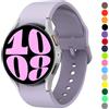 NONE Cinturino originale per Samsung Galaxy watch 7/FE/5 Pro/6/4 classic 44mm 40mm Bracciale sportivo in silicone correa Galaxy watch 7 Strap