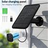 YTYIN Pannello solare da 10 W 5 V Tipo-C Adattatore Caricatore per celle solari da esterno Pannelli solari per telecamera di sicurezza Piccolo sistema di illuminazione domestica per iPhone