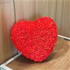 NONE Rosa artificiale a forma di cuore 3D da 15 cm, adatta per San Valentino, Festa della Mamma, Laurea, Regali per la Giornata degli Insegnanti e di compleanno