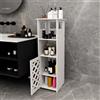 NONE Mobili da Bagno Impermeabili, Unità di Stoccaggio per Bagno con Ripiano Aperto, Organizzatore Angolare per Camera da Letto, Cucina, Corridoio
