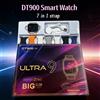 TLXT DT900 Smart Watch 7in1 Orologio con musica, chiamate Bluetooth, giochi, salute e fitness, ricarica wireless, orologio sportivo impermeabile per uomo e donna