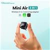 OTTOCAST Adattatore OTTOCAST Mini Air 3 in 1 Wireless CarPlay Android Auto, mirroring dello schermo AirPlay, dongle Plug and Play per Audi VW Kia