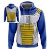 DRAGON BALL Felpa con Cappuccio Oversize Dragon Ball Cosplay Armatura Saiyan Stampa 3D Retrò Streetwear Sportiva Unisex Bambini Y2K Autunno Inverno 2026