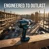 Makita Avvitatore a impulsi elettrico Makita Brushless DTW700, avvitatore elettrico senza fili da 1/2 pollice per batteria Makita 20V, utensili elettrici.