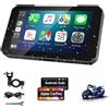 LEXXSON Navigatore GPS Portatile da 5 Pollici per Moto con Carplay/Android Auto Wireless e Schermo Touch