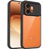NONE Cover per Telefono Antiurto in TPU Morbido+PC con Retro Trasparente per Honor 600 Honor 600Pro