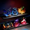 HOLLY BOX Action Figure Anime Pokémon Mega Charizard X Metagross Gardevoir Lucario con Effetto Luminoso, Modellino da Collezione, Regalo di Compleanno
