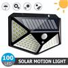 MIVM Lampada Solare da Esterno 100 LED, Luci da Parete con Sensore di Movimento PIR, Illuminazione Stradale a Energia Solare, Decorazione da Giardino