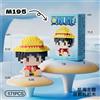 Bandai Nuovo ONE PIECE Sun God Nika Luffy Micro Action Block Chopper Ace Buggy Modello Anime 3D da Assemblare Mini Mattoncini Giocattoli per Regalo