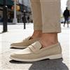NONE Mocassini da Uomo Comodi e Traspiranti, Scarpe in Pelle Estive alla Moda
