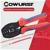 Cowurst Pinza Crimpatrice Fotovoltaica LY-2546B, Utensile Manuale a Pressione a Freddo per Terminali MC4 di Pannelli Solari, Adatta per Cavi FV da 2.5-6mm² AWG14-10
