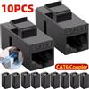 NONE Accoppiatore Keystone RJ45 Cat6, Adattatore Prolunga Internet CAT 6 6a, Connettori Dritti Doppi per Cavi di Rete Ethernet LAN