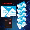 Lenovo Dropshipping Scheda Micro SD Lenovo TALIX 32GB-512GB Classe 10 U3 V30 A1 Scheda di Memoria TF ad Alta Velocità per Telefono, Fotocamera, Drone
