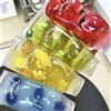 NONE Chiboki Clear Tube Fruit Bead Squeeze Fidget Jelly Squishy Toy Antistress per Decompressione, Adatto a Persone con Alta Pressione