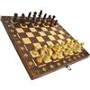 Set Da Gioco Da Tavolo Pieghevole Magnetico Combinato 3 in 1 Dama Scacchi