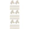 20pcs Stoper Terline Terline Terning Terning per il tubo di prova di