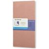 Moleskine Cahier Chapitres - Format de poche - Ligné - Couverture cartonnée vieux rose