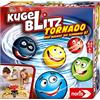 Noris 606064680 Tornado - Gioco da Ragazzi dai 5 Anni in su, Gioco di Reazione Ricco di Azione per Tutta la Famiglia, per 2-4 Giocatori, Colore: Nero