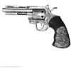 W WIDMANN MILANO Party Fashion - 01449 - Revolver, in schiuma di lattice, cowboy, accessorio per costume, accessorio, carnevale, festa a tema