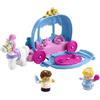 Fisher-Price Little People Disney Princess La Carrozza del Ballo di Cenerentola, playset 2 in 1 da carrozza a sala con personaggi Cenerentola e Principe inclusi, giocattolo per bambini, 1+ anni, HGP76