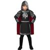 W WIDMANN MILANO Party Fashion - Costume da cavaliere oscuro per bambini, guerriero, Medioevo, costumi di carnevale, festa a tema